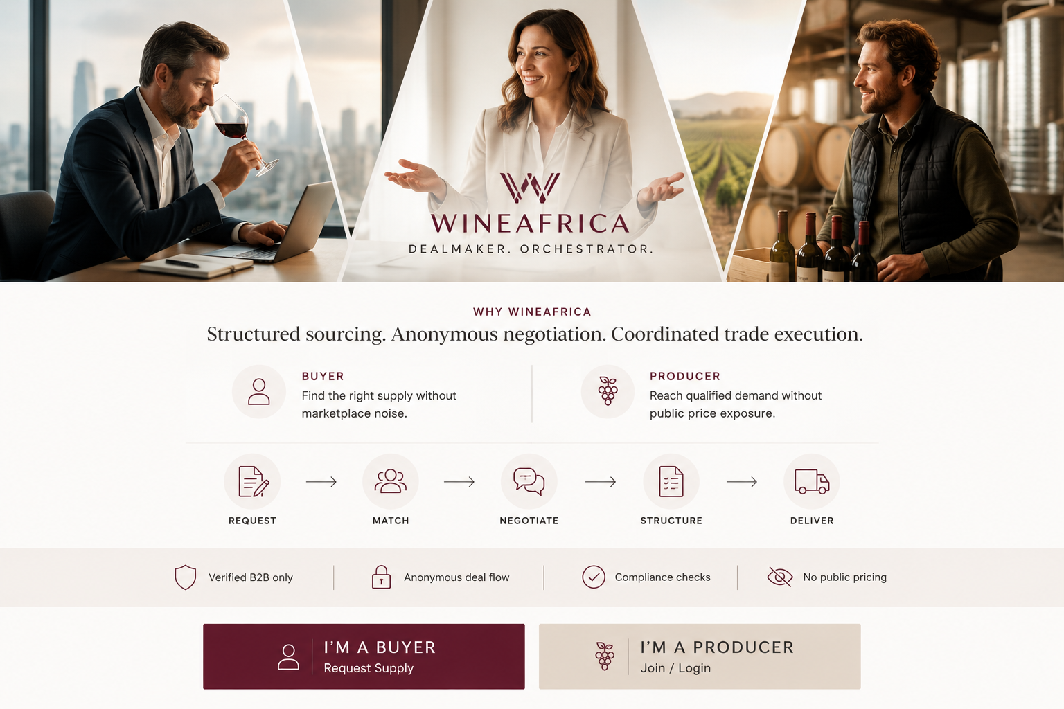 Buyer, WineAfrica and African wine producer